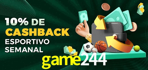 10% de bônus de cashback na game244